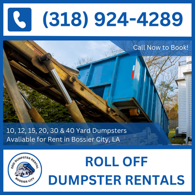 Streamlined Roll Off Dumpster Rental in Bossier City, LA - Easy Phone Bookings - DDD Dumpster Rental Bossier City